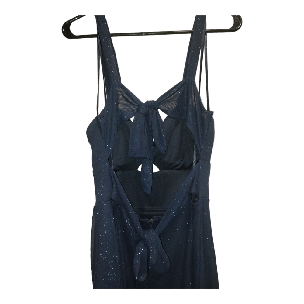 NWT CITY STUDIOS  BEAUTIFUL BLUE SPARKLY DRESS.  JUNIOR SIZE 11 - Picture 8 of 8